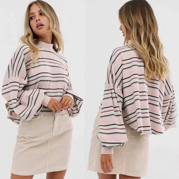 Free People Steph Mock Sweater - Picture 1 of 8